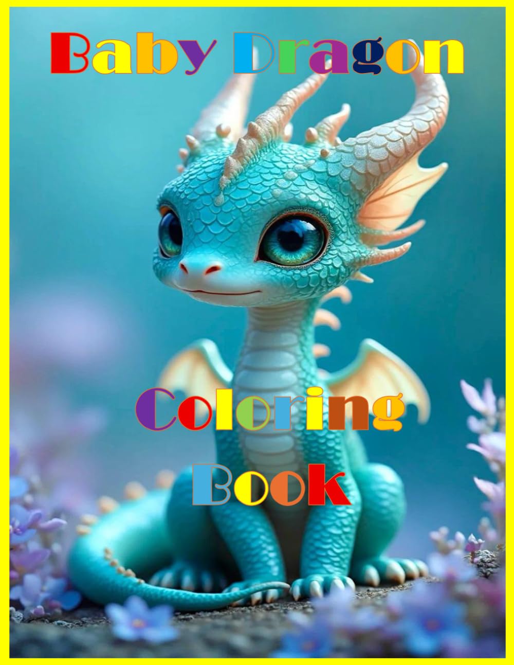Baby Dragon Coloring Book for Toddlers and Babies: Coloring book for toddlers and kids to learn coloring and drawing