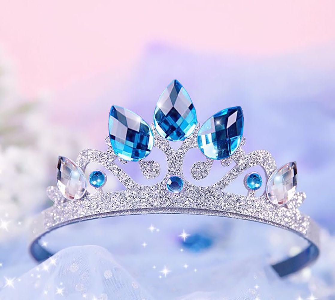 Amazon.com: Princess Wig Braid with Tiara Necklace Gloves Princess