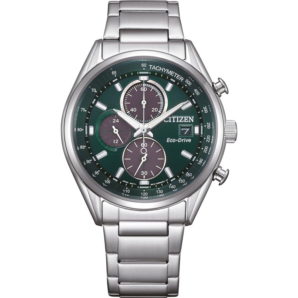 Citizen Men's Chronograph Eco-Drive Watch with Stainless Steel Strap CA0459-79X