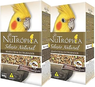 Kit 2 Ração Nutrópica Seleção Natural Calopsita - 900g