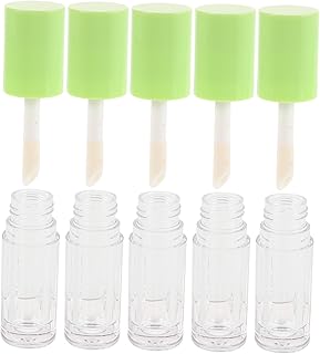 5 botellas de lápiz labial para viajes, 0.2 f...