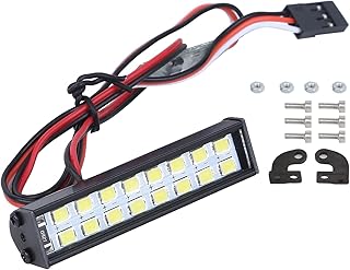 RC LED Light Bar Roof Lamp 16pcs Lamp Beads Super Bright Spare Parts RC Crawler Cars, Hobby RC Power Plant & Driveline Systems RC LED Light Bar Roof LED Lamp Kit RC Roof Lamp