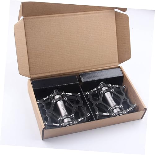 Miniatura 2 de Amosfun 2 pares de pedales de manivela Pedal de aleación de rodamiento sellado Pedales de bicicleta Pedales de bicicleta de aluminio Pedales de