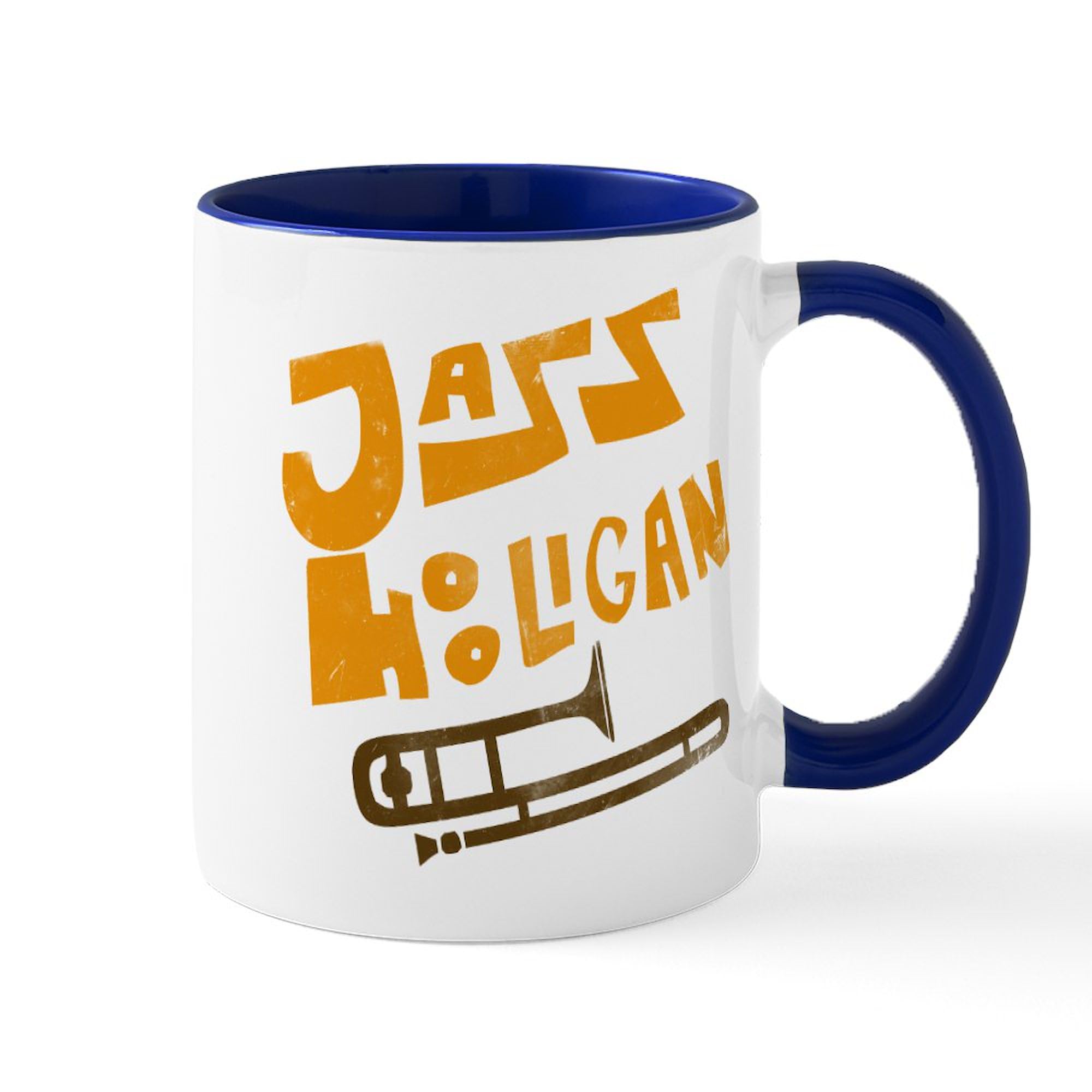 CafePress Jazz Hooligan Mug 11 oz (325 ml) Ceramic Coffee Mug