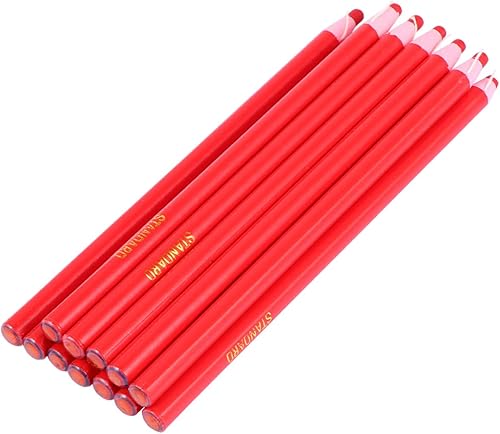 ULTECHNOVO 1 caja de lápiz negro de color tiza facial hoja de China marcador de China Peel- off China marcador rojo grasa lápiz rojo Peel-off