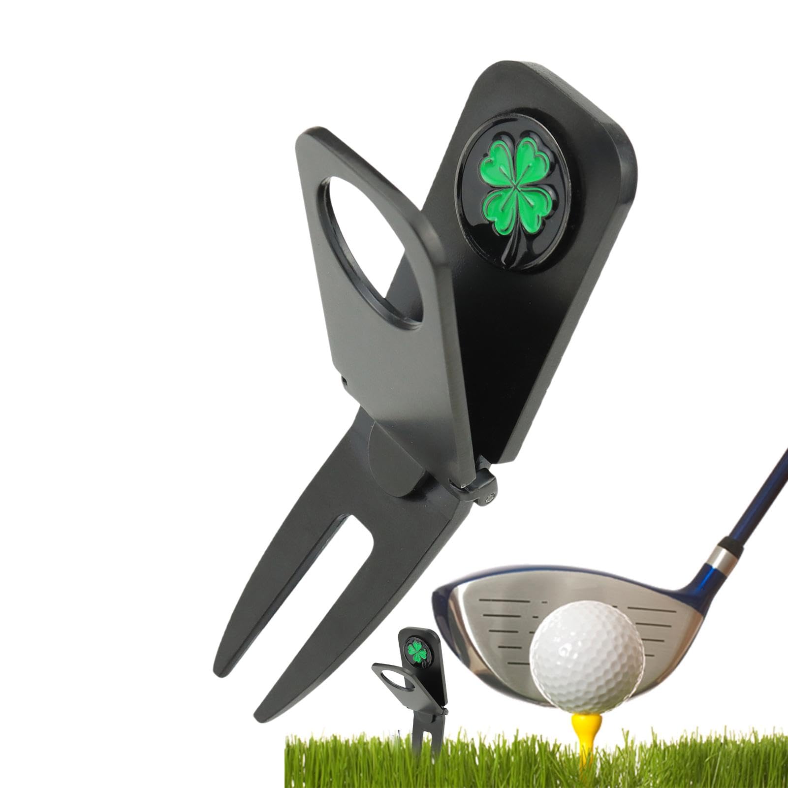 Strumento di riparazione Divot per golf, supporto sigarette a forma di pallina, accessori multiuso