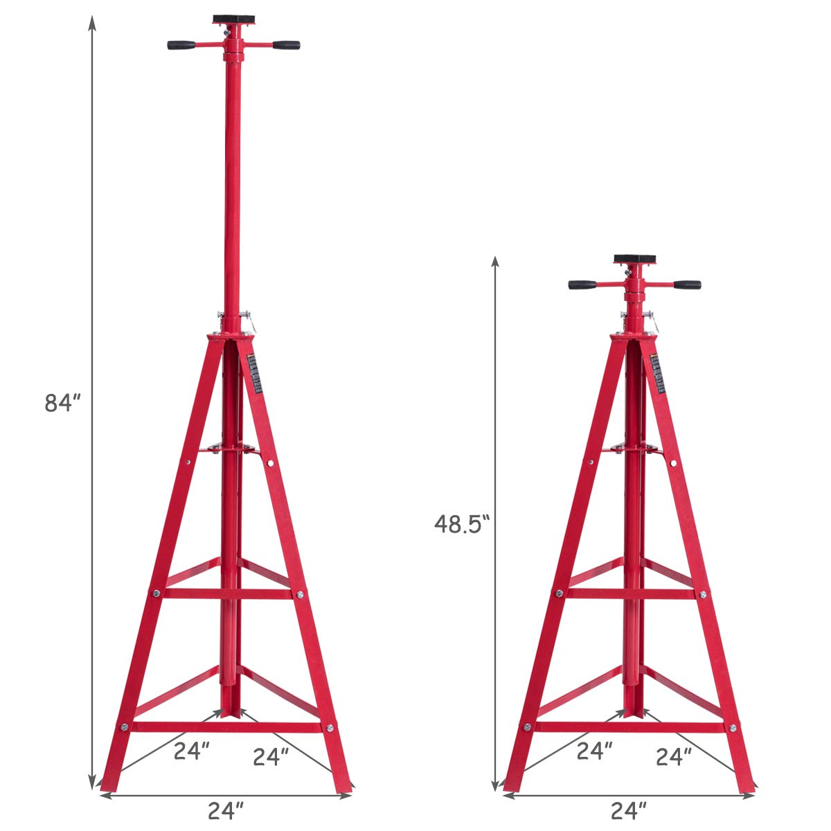 Toolsempire Underhoist Tripod Stand 2 Ton High Lift Jack Stand Reach