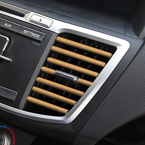 Miniatura 7 de 20 tiras de decoración para aire acondicionado de coche, tiras de borde de salida de aire cromadas DIY, tiras de protección moldeable impermeables