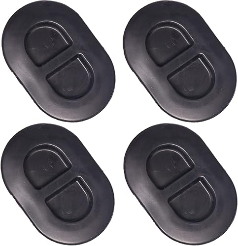 JSDAN 68194821 68194821AA compatible con Jeep Wrangler JL JK JKU 2007-2018 tapón de goma de drenaje de piso (4 piezas)