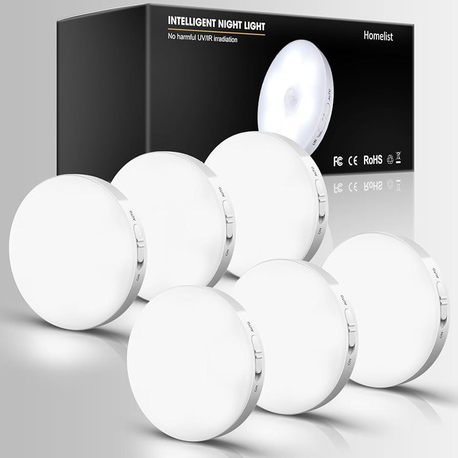 Motion Sensor Night Light 2 Pack Stick On Battery Powered | INDIA