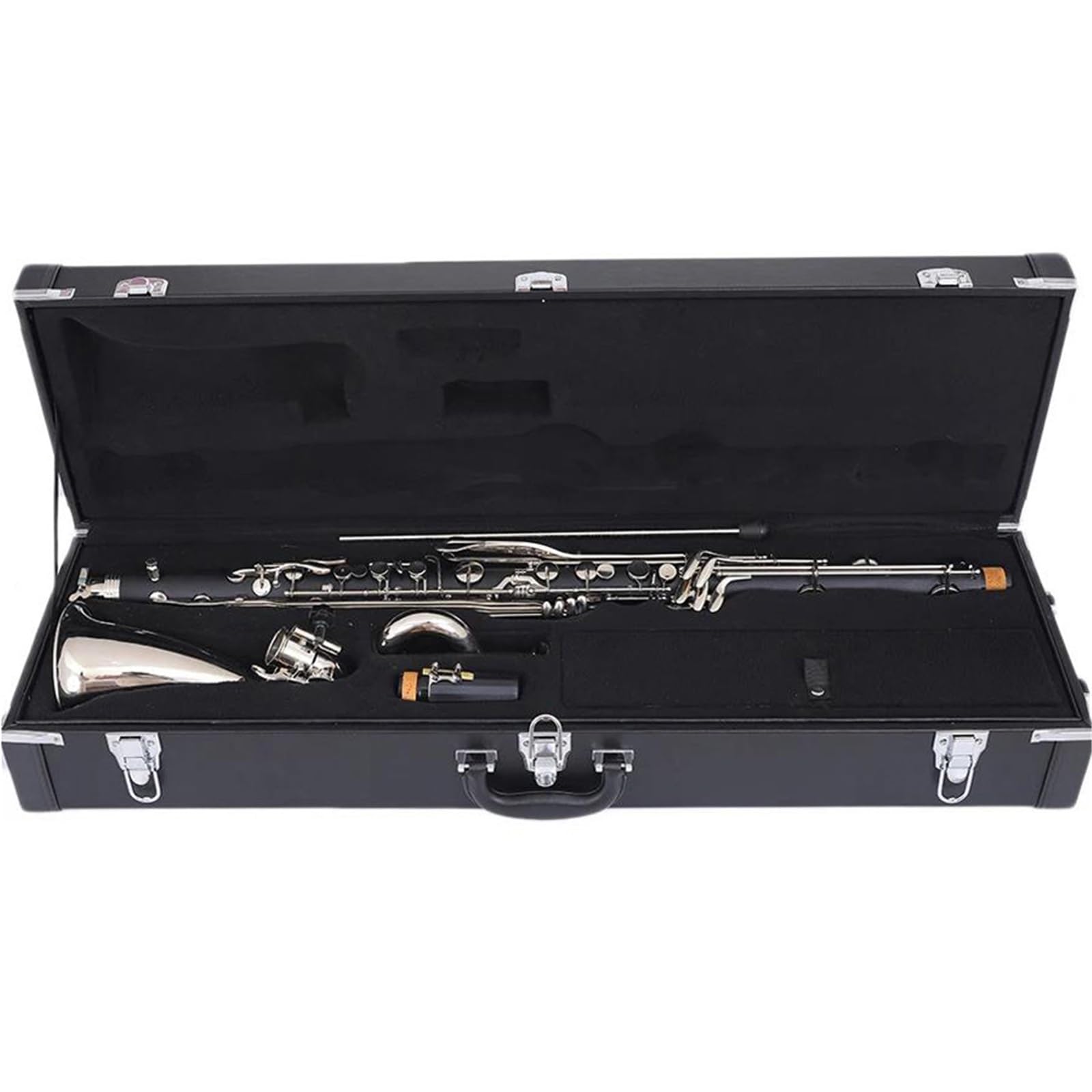 Clarinete Instrumentos Musicales MORESKY Clarinete Bajo Profesional Low-C/lowe Bb Instrumentos Musicales(136 lowe)