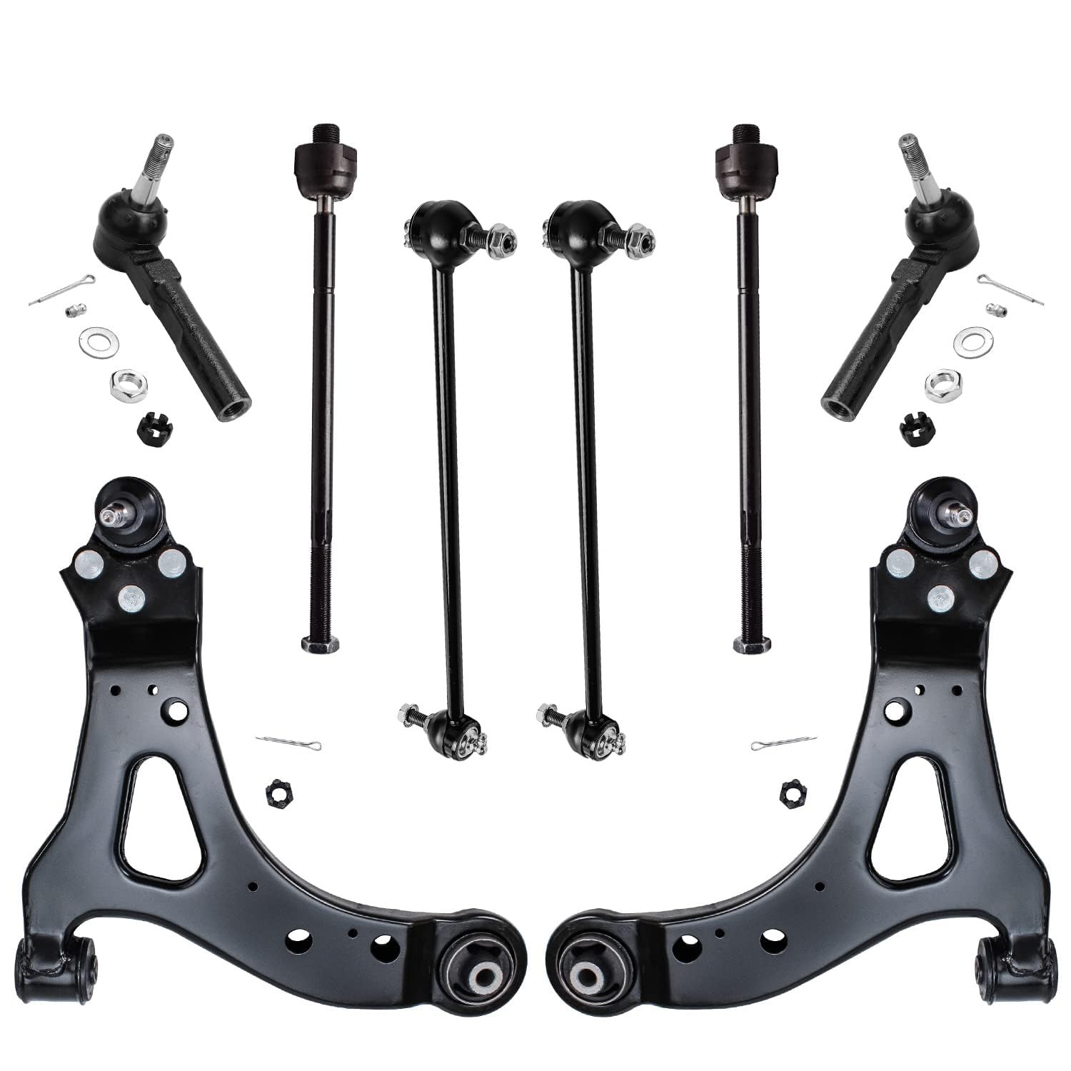 Detroit Axle - FWD Front End Kit for 2005-2007 Buick Terraza Saturn Relay