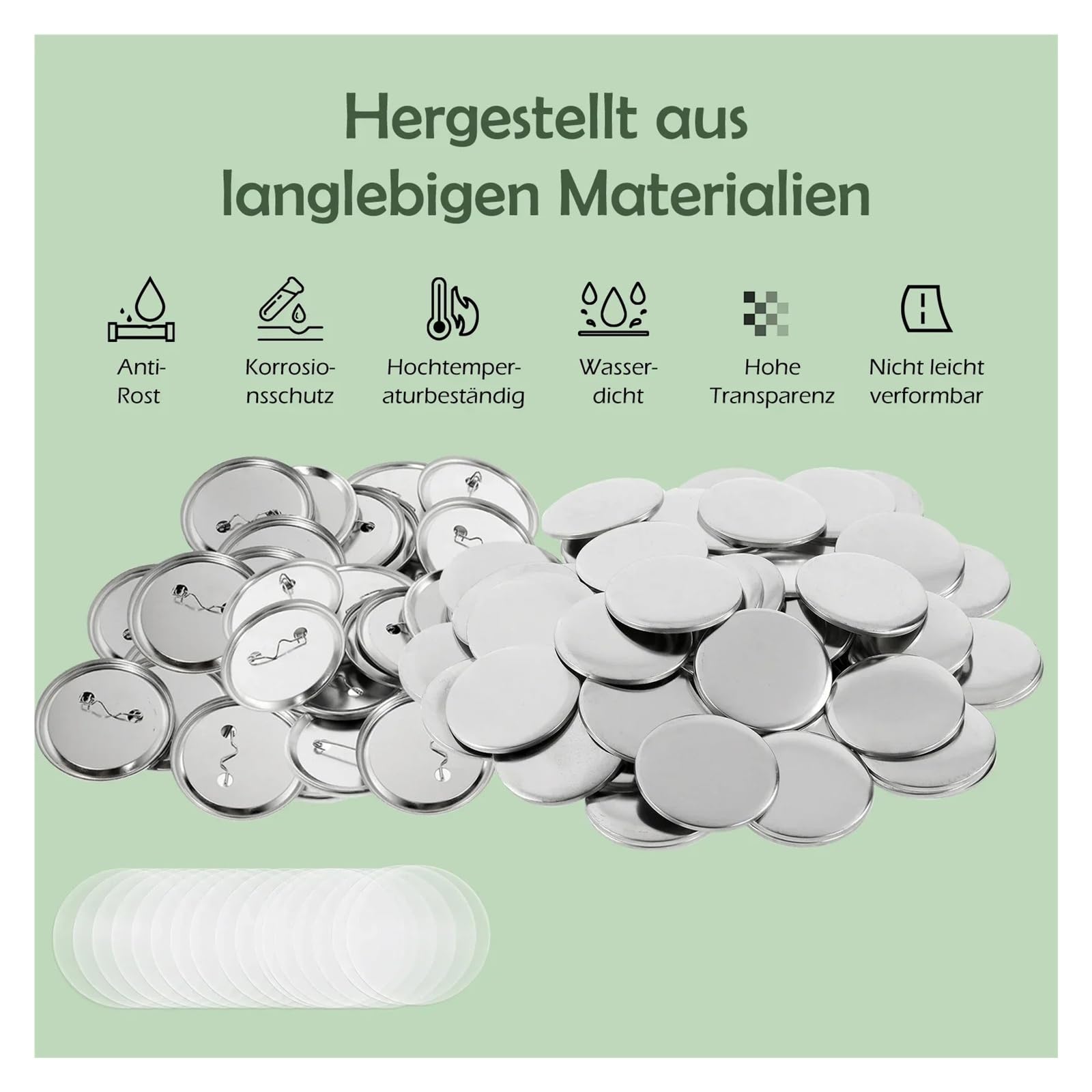 Machine à badges de 25 mm, 44 mm et 58 mm, presse à badges DIY avec emporte-pièces et découpeur circulaire bricolage efficacement(37MM set)
