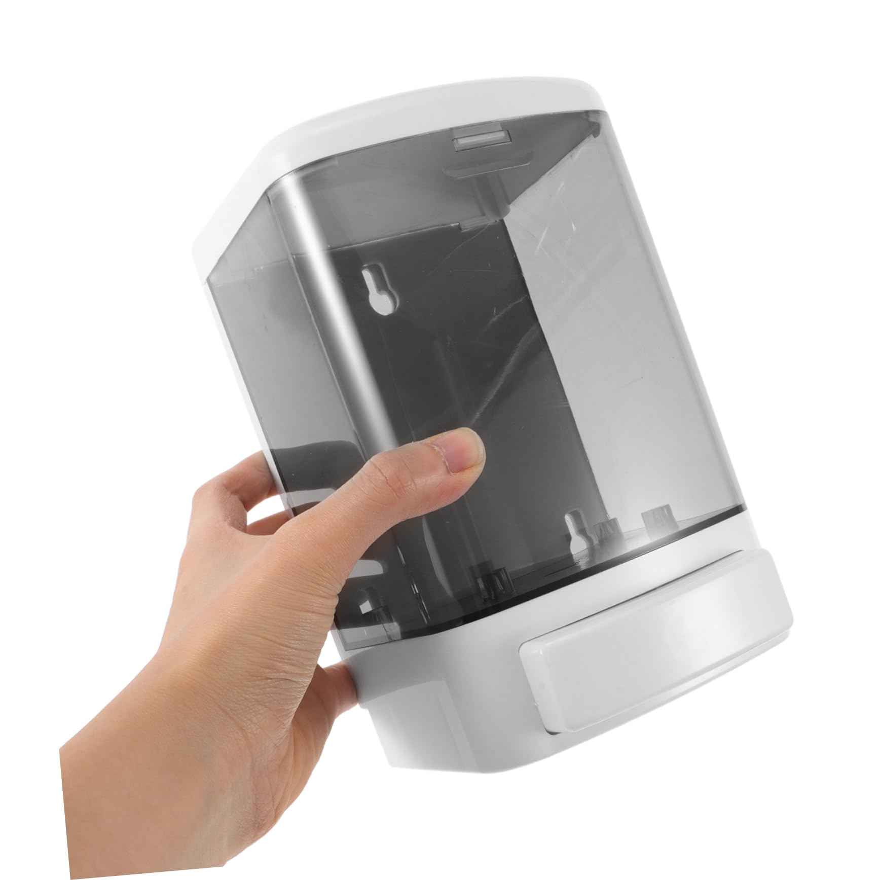 VICASKY Dispenser di Sapone Manuale da Parete 2 Pezzi Capacità 1000ml Grande per Bagno Cucina Materiale Resistente in Ps e Abs per Aree ad Alto Traffico