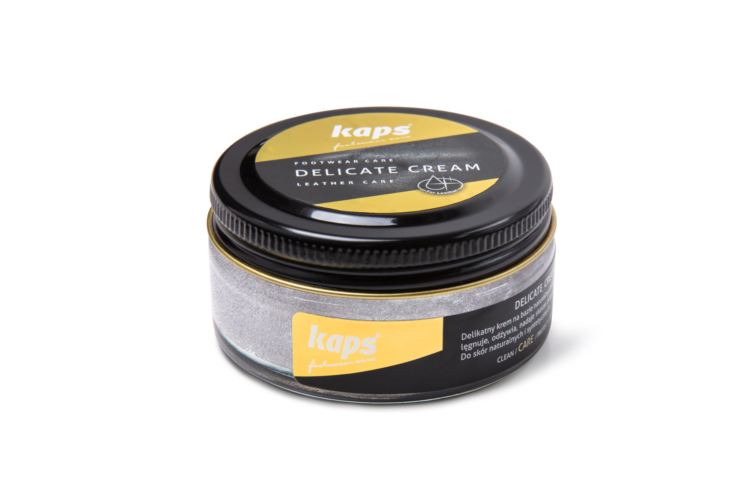 Kaps Crème Délicate – Crème De Cirage Cuir Naturel Et Synthé – Soin Chaussures Professionnel – Soin Intensif Du Cuir Et Nourrissant– Pot Verre 50ml – Plusieurs Couleurs - 3