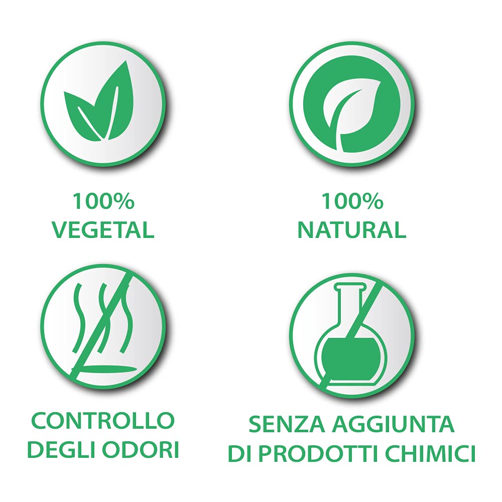 Croci Biolette - Lettiera ecologica 8 litri, lettiera pellet, naturale e biologica, per conigli roditori uccelli e piccoli mammiferi, antiodore
