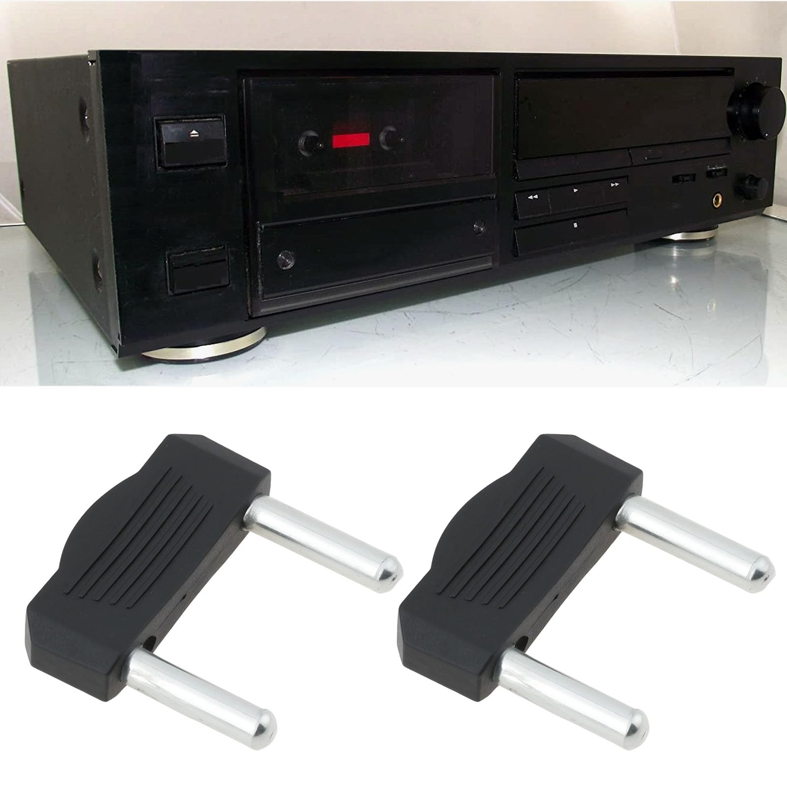 Kit Di 4 Ponticelli RCA Per Amplificatore Kenwood – Distanza 18 Mm, J12-0010-04, Compatibile KR-9600 E KA-8100