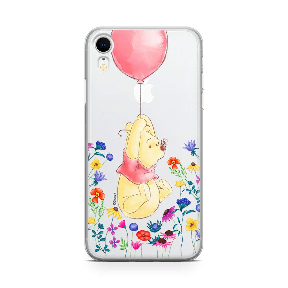 ERT GROUP mobile phone case for Apple Iphone XR original and officially Licensed Disney pattern Winnie the Pooh and friends 028 adapted to the shape of the mobile phone, partially transparent