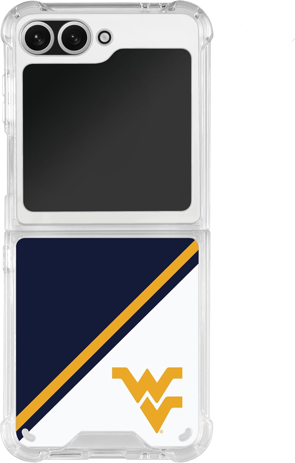 Affinity Bands West Virginia Mountaineers HD Phone Case Compatible with Samsung Galaxy Z Flip6 (Champion Series)