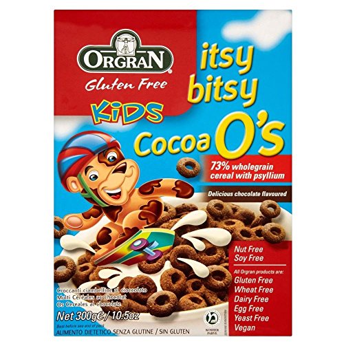 Orgran Gluten Free Itsy Bitsy Cocoa O's (300g) - Pack of 2