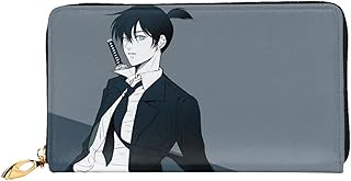 [Ianrol] 長財布 メンズ チェンソーマン 早川 アキ 財布 一流の革職人が作る 上質な本革 大容量で使いやすい 一目瞭然ウォレット 小銭入れ 札入れ カード12枚収納 さいふ レディース 男性 紳士用 薄い おしゃれ アニメ柄 プレゼント対応