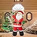 Superjare 8 FT Christmas Inflatable Santa Claus with Candy, Christmas Decoration with LED Light, Animated for Yard Party Lawn, Indoor & Outdoor