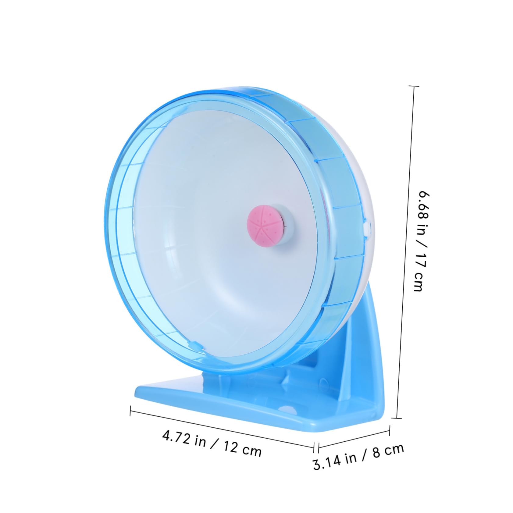 Homoyoyo Silent Hamster Wheel Small Pet Exercise Wheel for Hamster Rat Toy 16cm Running Wheel Stable Base and Detachable Design