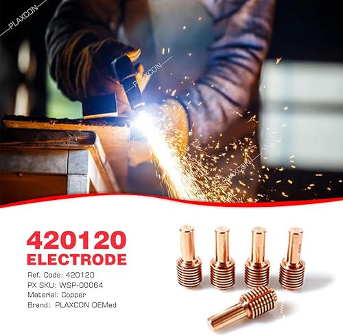 Miniatura 2 de Antorcha de corte de plasma 30XP Electrodo 420120 Punta 420118 Boquilla Drag Shield 420116 Piezas de repuesto PK11