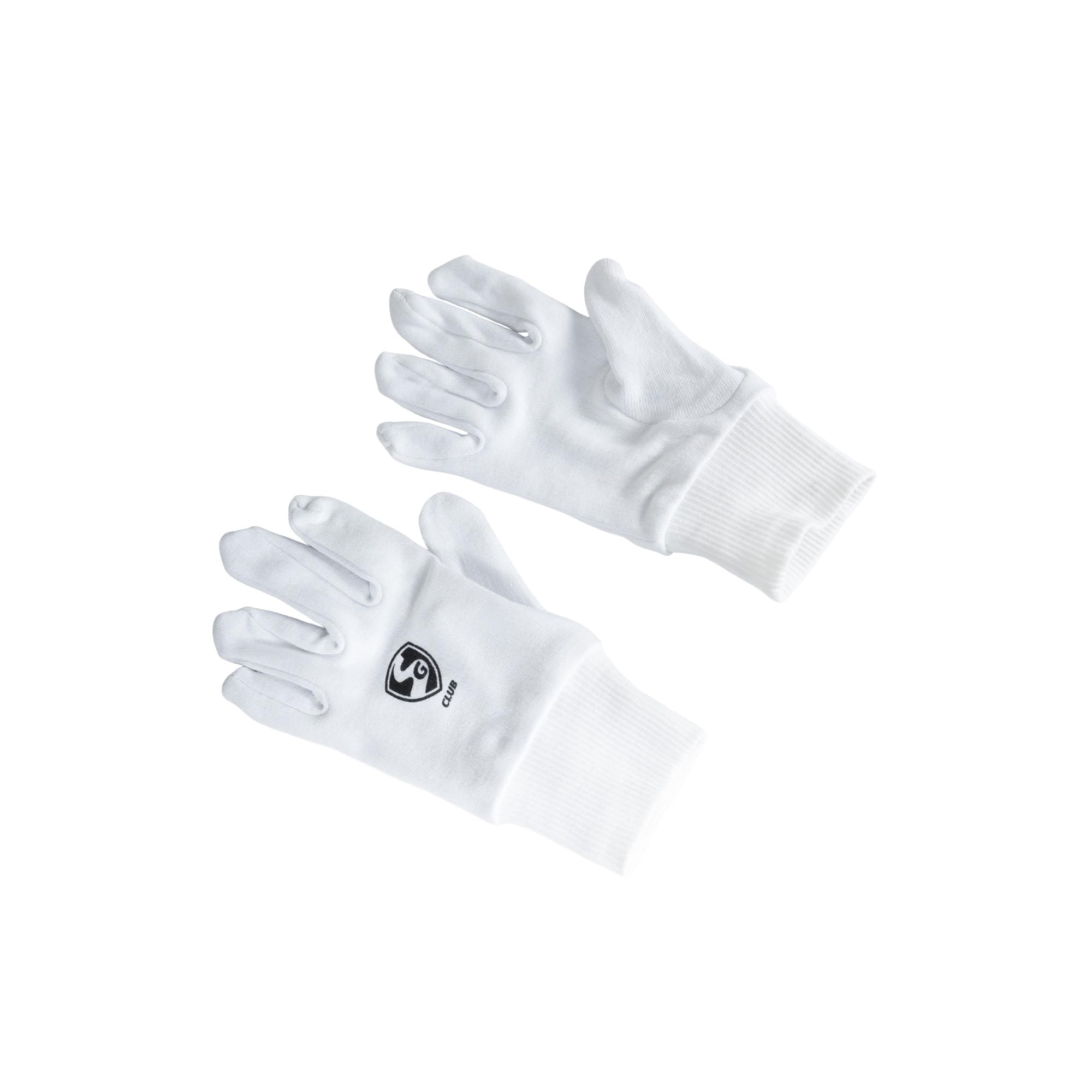 SG Club Inner Cricket Batting Gloves | White | Boys Size | Cotton | Youth | Right Hand Orientation | Quality Products | | Comfortable & Durable Fit