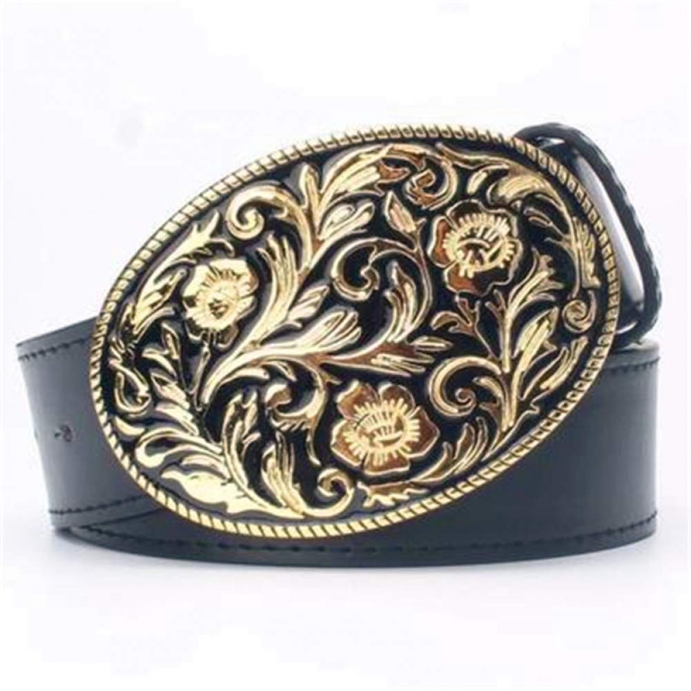 Cinturón De Hombre Correa Correa Metálica Mujer Moda Jeans Correa Patrón Arabesco Punk Popular Regalo Decorativo