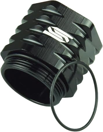 SCAR Rear Brake Reservoir Cooling Extender for Braktec Compatible with Husqvarna TE FE 150 250 300 350 450 501 23-26 GASGAS MC MCF EC ECF EX EXF - 21-26 - Black