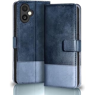 TheGiftKart Dual Color Leather Flip Case - Blue Sky 5G