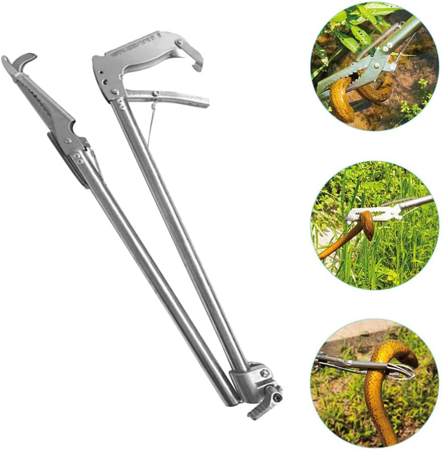 Tofficu Stainless Steel Non- Eel and Tool for Seafood Design Scissor Tongs for Grilling and Beach Use and Easy to Handle