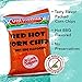 Old Vienna of St. Louis Snacks (Red Hot Corn Chips Hot Barbecue, 8 oz 3 Pack)