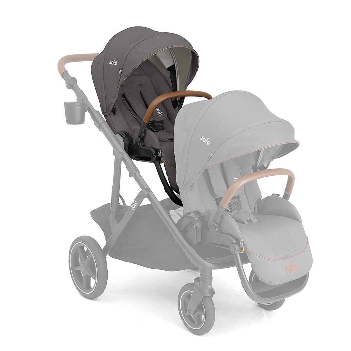 Chive Sibling Seat for Chive All-in-One Convertible Single-to-Double Modular Stroller with 20+ Customizable Modes, Suspension & All-Terrain Wheels, Expandable UPF 50+ Canopy (Dove)