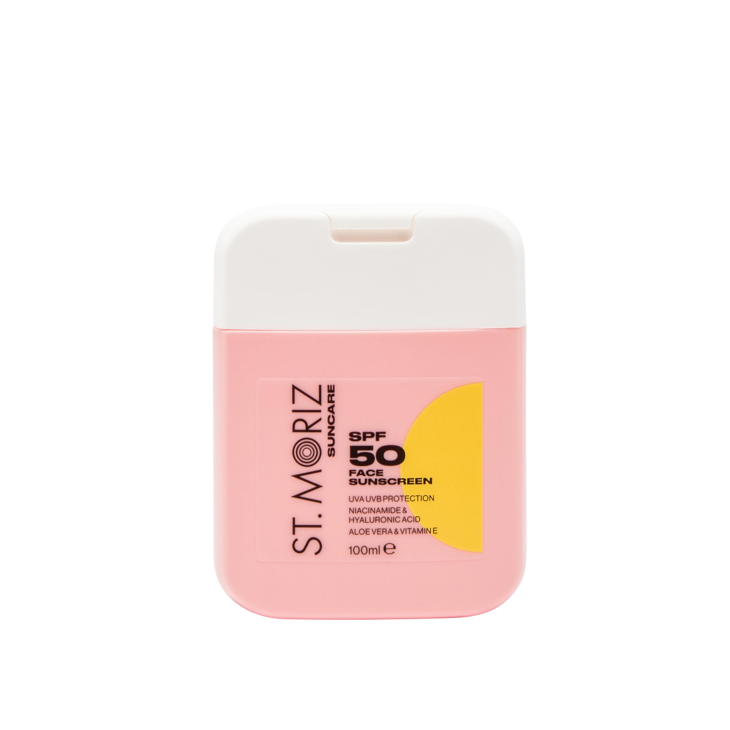 St Moriz Suncare SPF 50 Face Sunscreen | UVA & UVB Protection SPF 50 Daily Use Sunscreen Face Lotion with Niacinamide, Hyaluronic Acid, Aloe Vera & Vitamin E | Dermatologically Tested | Vegan | 100ml