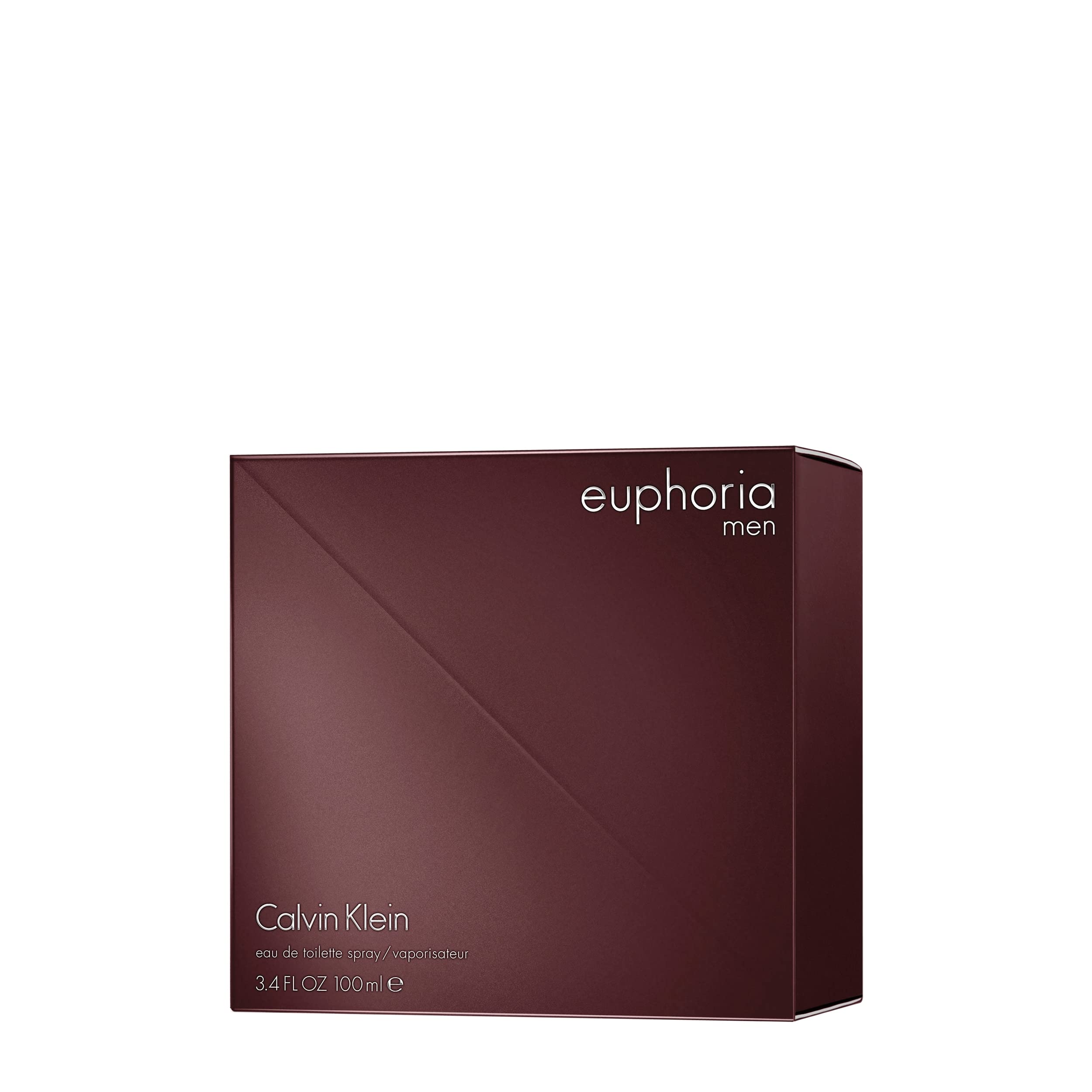 CALVIN KLEIN Euphoria Men Eau de Toilette | Perfume de hombre con notas de jengibre y pimienta | Larga duración | 100ml