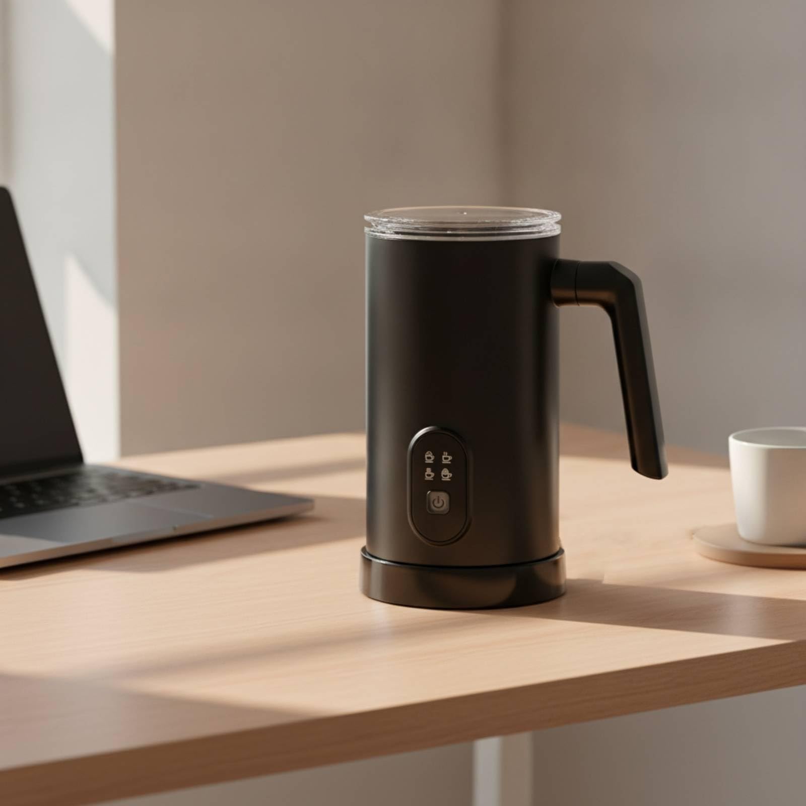 Montalatte Elettrico Automatico Montalatte con Manico Silenzioso Elettrodomestico per Amanti Del Caffè, Cucina