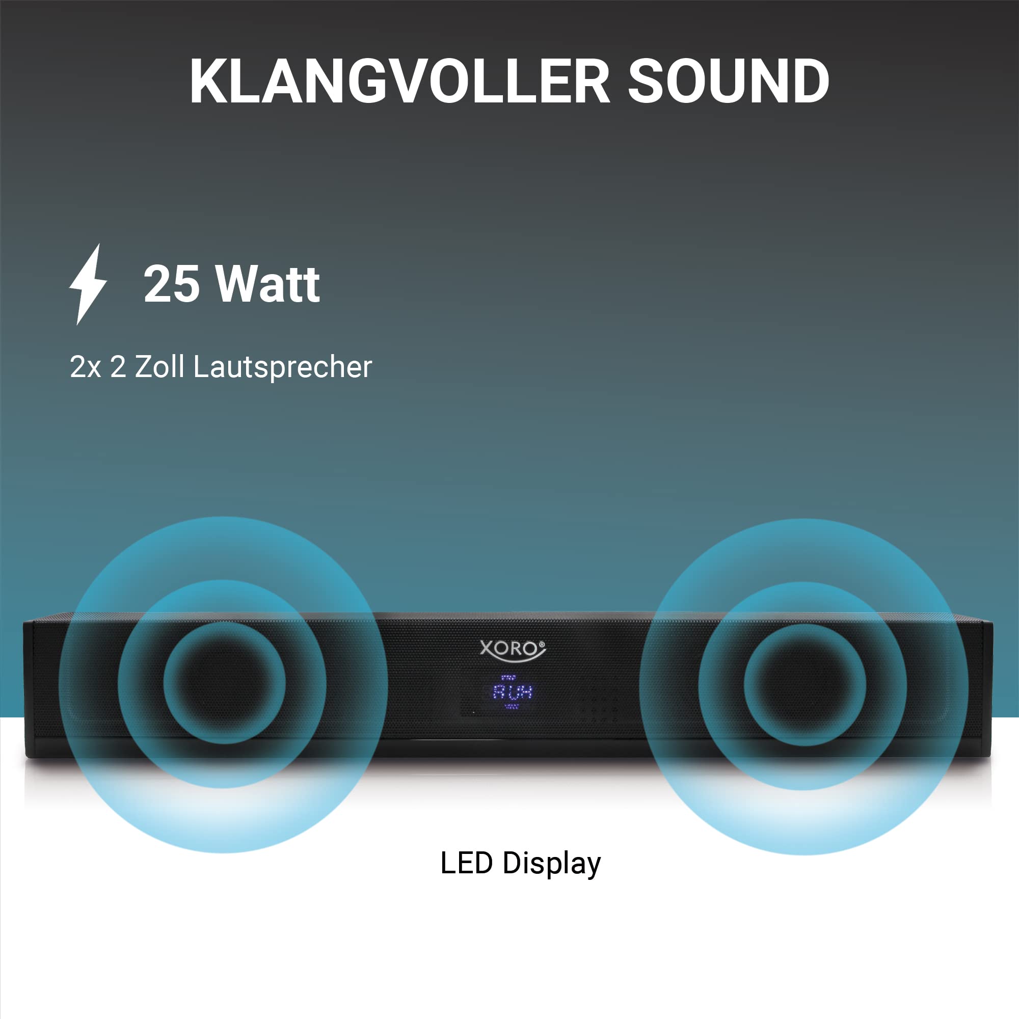 Xoro HSB 50 V2, Soundbar, 25W | XOR700735