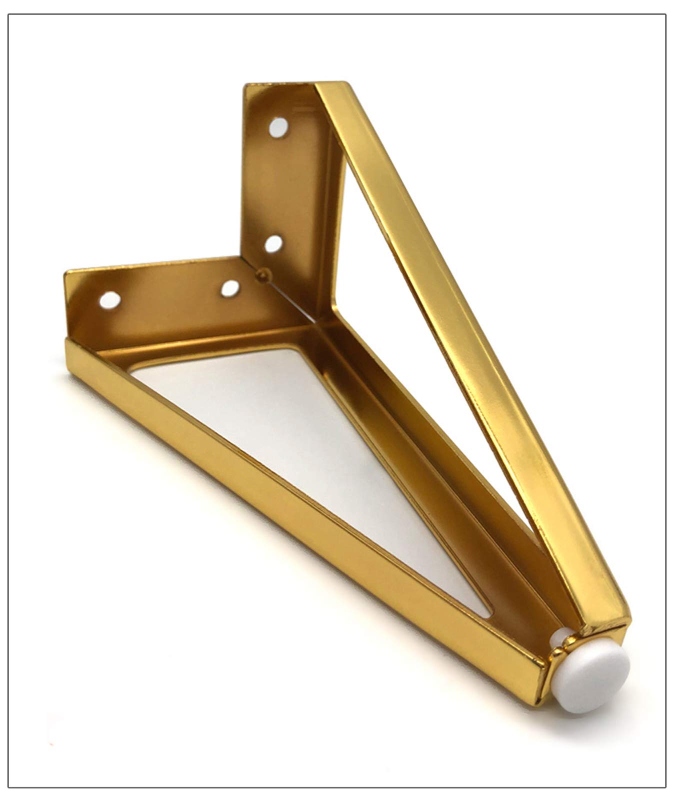 Gambe mobili di ricambio da 6"/15 cm,piedini triangolari per divani,piedini per mobili,gambe per tavoli in ferro fai-da-te,piedini per mobili,per sedie,gambe per mobili,gambe in metallo per divano,gam