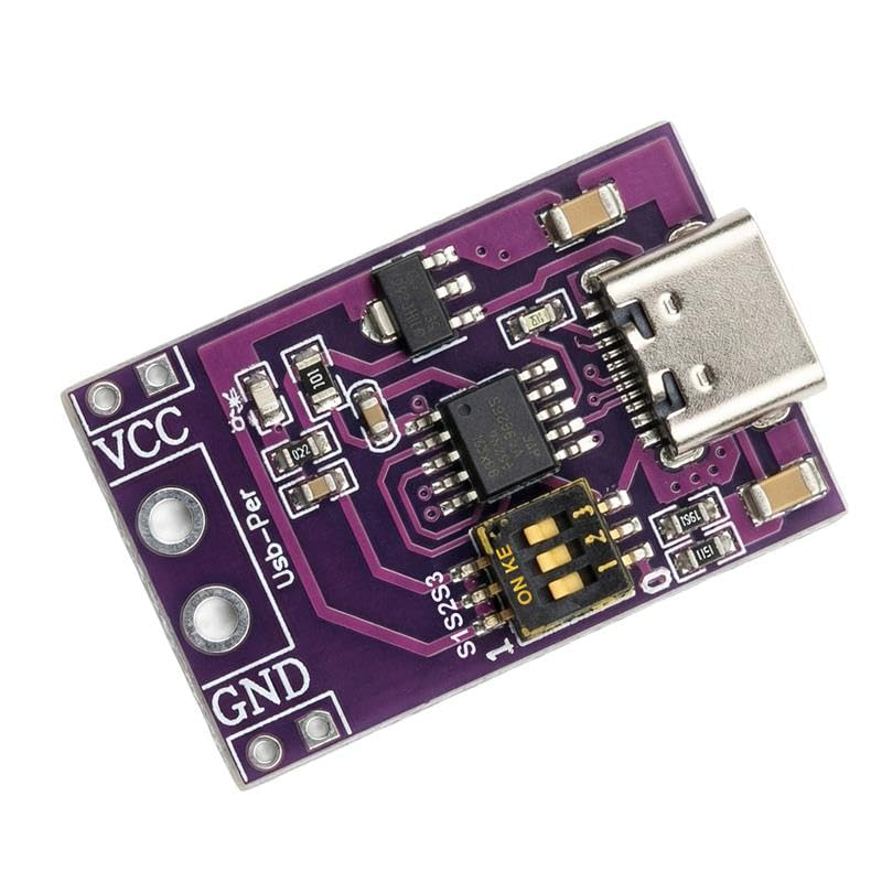USB Type-C Trigger Module PD QC AFC Adjustable Voltage Board (5V/9V/12V/15V/20V) Fast Charge Decoy Trigger for Testing, Power Supply Control & Electronics Projects-picture-11