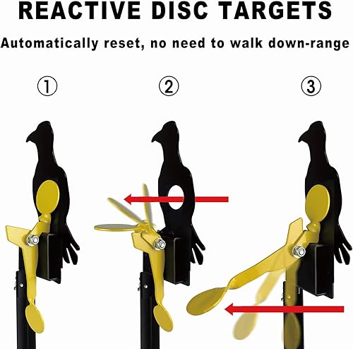 Miniatura 5 de Pistola de aire de metal Prairie Dog and Eagle Pellet BB Guns Rimfire objetivo de restablecimiento, clasificado para tiro al aire libre calibre .177