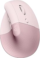 Vista 12 de Logitech Lift - Mouse ergonómico vertical, inalámbrico, Bluetooth o receptor USB, clics silenciosos, 4 botones, mouse inalámbrico para mano derecha