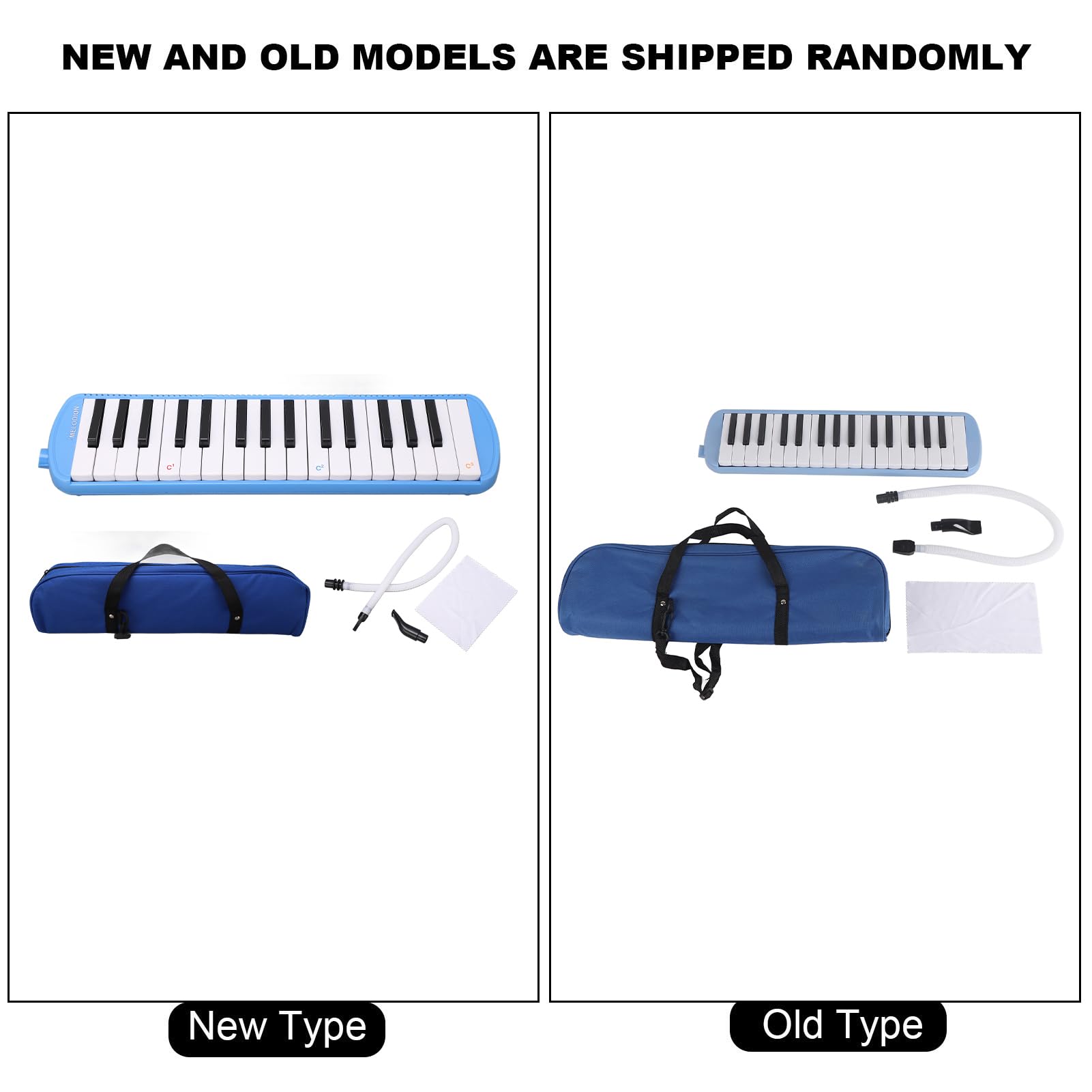 32 Teclas Melodica Instrumento melodica escolar 32 teclas 32 Teclas de Piano Instrumento de Educaci¨®n Musical Melodica con Boquilla y Tubo Flexible para Melodicas