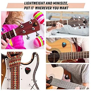 6 Pièces Porte-Médiator Stick-On Porte-Médiators pour Guitare Porte-Médiator en Plastique Noir Facile à Coller sur la… - Les Beatles, Paul McCartney, John Lennon, RIngo Starr, George Harrison 6 Pièces Porte-Médiator Stick-On Porte-Médiators pour Guitare Porte-Médiator en Plastique Noir Facile à Coller sur la… – Image 4