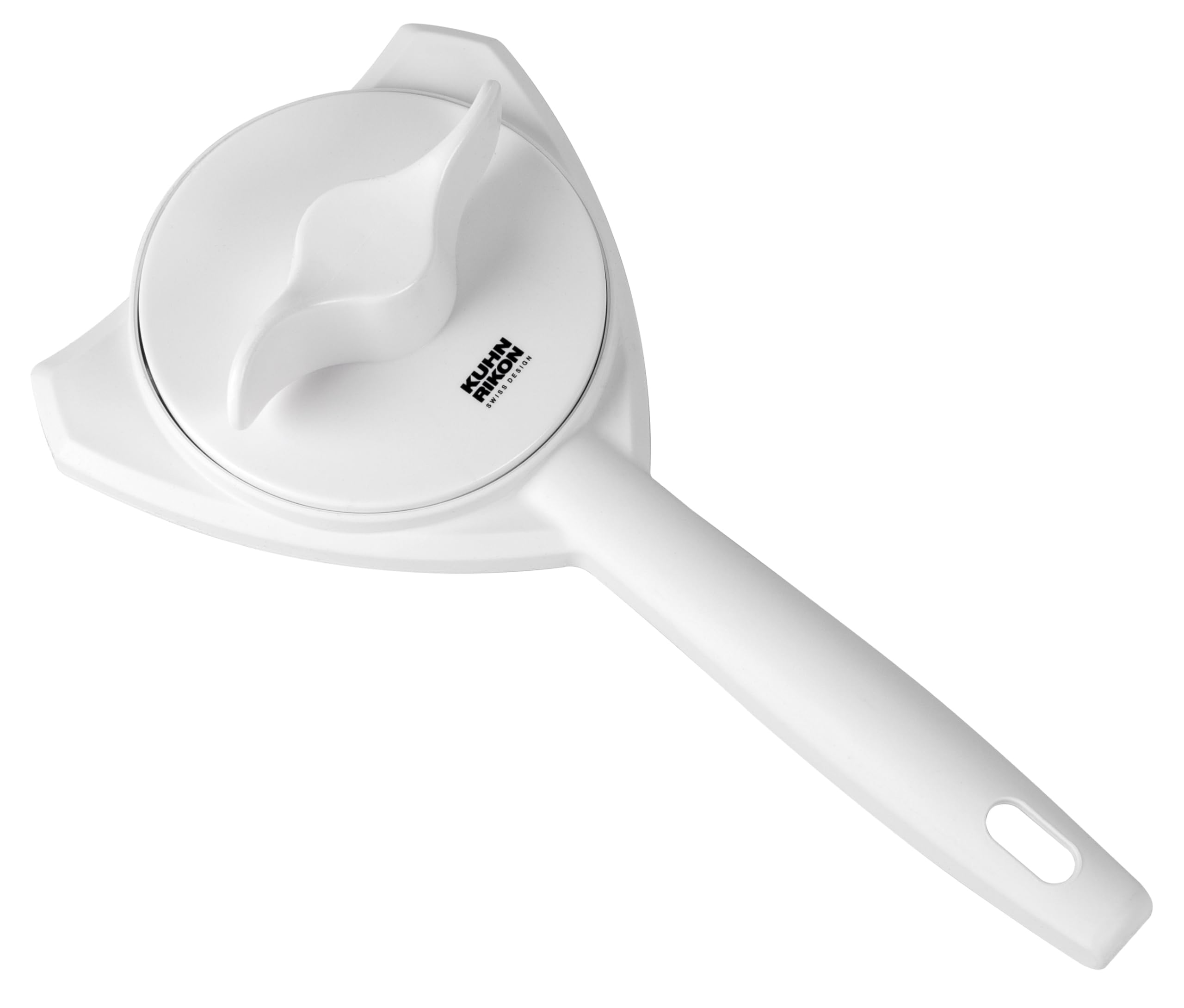 Kuhn Rikon Jar Opener, Manual Lid Remover with 3 Steel Grippers, White