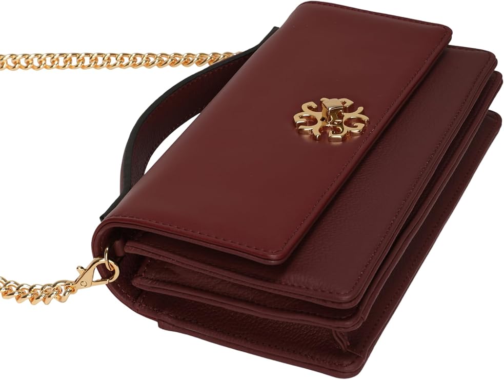 Top Handle Leather Crossbody Bag