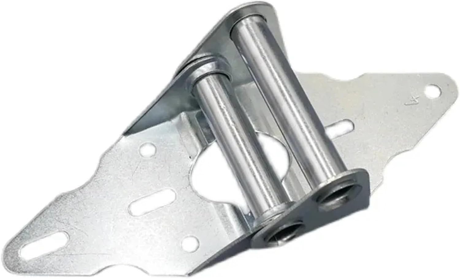 Garage Door Roller Bracket 2PCS Garage Door Hinge Flap Track Double Rail Top Wheel Small Piece Accessory Upper Bracket(Number 2)