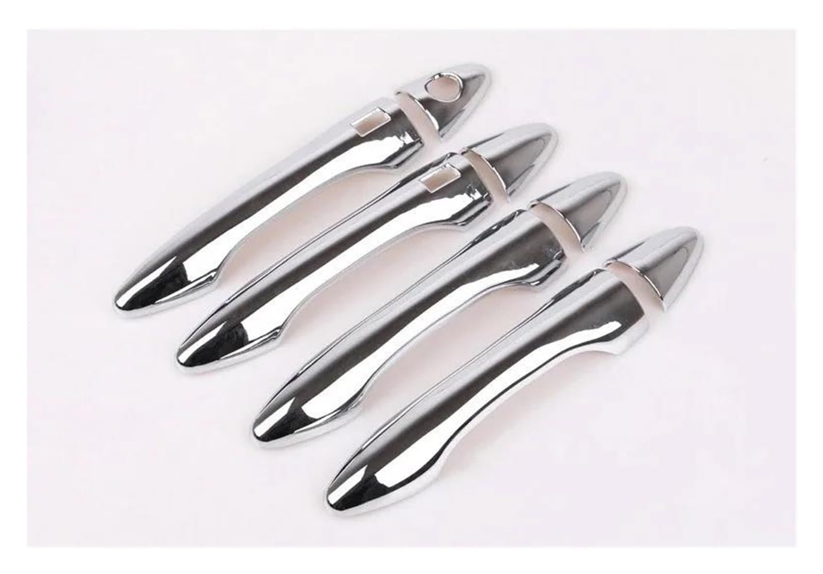 KJHOPY Chrome Car Exterior Door Handle Cover Trim with Smart Keyholes for Hyundai IX35 for Tucson 2009-2014