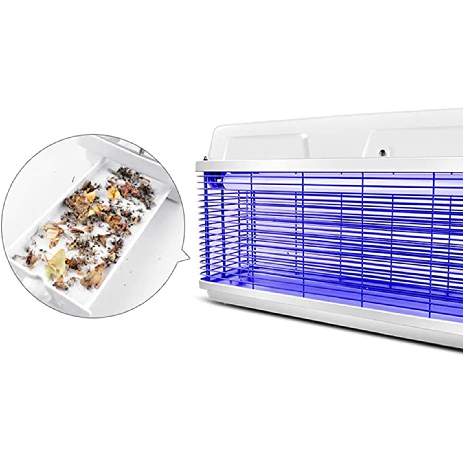 Mückenfalle, Insektenvernichter, elektrischer Mücken- und Fliegenvernichter für Zuhause, Mückenlampe, gewerbliche UV-LED-Fliegenlampe für Innenräume, Garten, Schlafzimmer, Küche (40W)